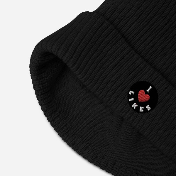 I Heart Likes Organic Ribbed Beanie - Image 3