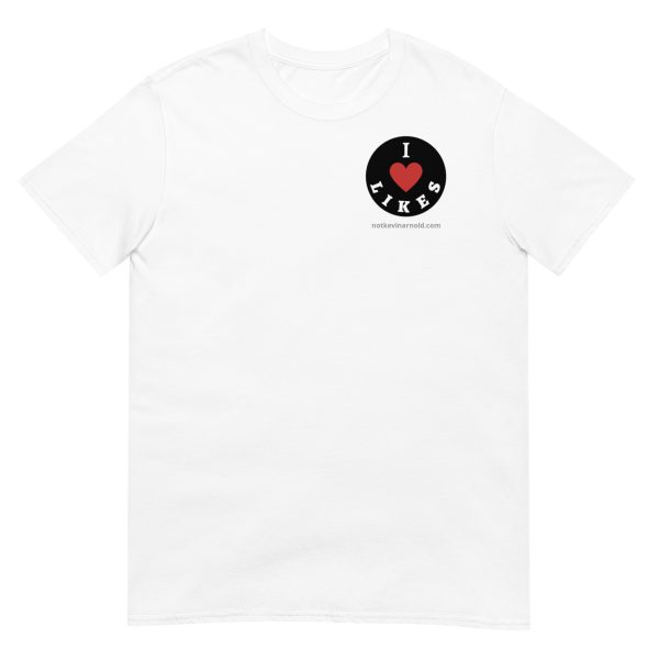 I Heart Likes Short-Sleeve Unisex T-Shirt (Pocket print) - Image 2