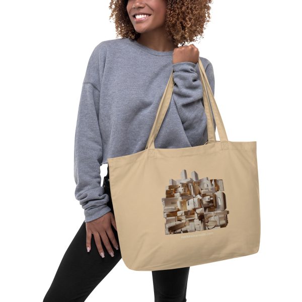 Brooklyn Based Artist Large Organic Tote Bag - Image 2